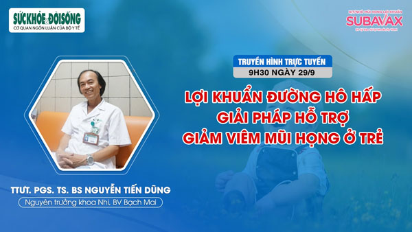 Chương trình truyền hình trực tuyến trên Báo điện tử Sức khỏe & Đời sống - Suckhoedoisong.vn